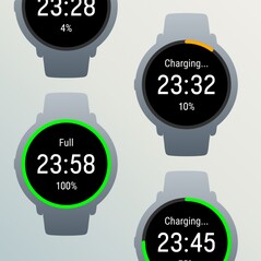 Az idő töltés közben jelenik meg