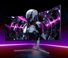 Az új AOC Agon Pro játékmonitor 34 hüvelykes ívelt kijelzővel rendelkezik, QD-OLED panellel.