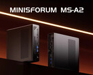 A Minisforum MS-A2 most 200 dollárral olcsóbban vehető fel a Ryzen 9 9955HX APU feláldozásával. (Kép forrása: Minisforum)