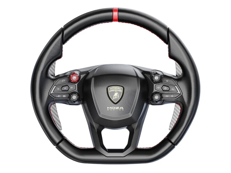 Lamborghini Revuelto replika kormánykerék. (Kép forrása: Moza)