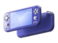 Az Anbernic RG 55G1 Indigo színben.
