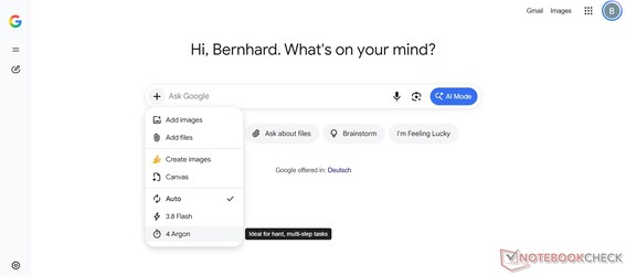 A fizető felhasználók a Google Kereső AI-módjában is hozzáférhetnek a Gemini 4 Argonhoz.