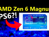 Egy videó képernyőkép, amely egy Zen 6 APU-t ábrázol (kép forrása: Moore's Law Is Dead YouTube csatorna)