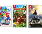 Számos, a Nintendo által saját gyártásban készített Nintendo Switch-játék kedvezményes áron kapható.