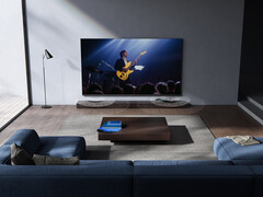 A 2026-os globális TV S Pro Mini LED sorozatú S Pro Mini LED TV 1700 nits csúcsfényerősséggel és 288 Hz-es képfrissítési frekvenciával rendelkezik. A képen: promóciós kép az egyik új tévéről. (Kép forrása: Xiaomi)
