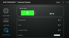 Erazer Control Center