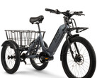 A Buzz Cerena T2 e-trike 500 Wh akkumulátorral büszkélkedhet, és akár 40 mérföld (64,3 km) hatótávolságot kínál (Kép forrása: Buzz)