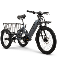 A Buzz Cerena T2 e-trike 500 Wh akkumulátorral büszkélkedhet, és akár 40 mérföld (64,3 km) hatótávolságot kínál (Kép forrása: Buzz)