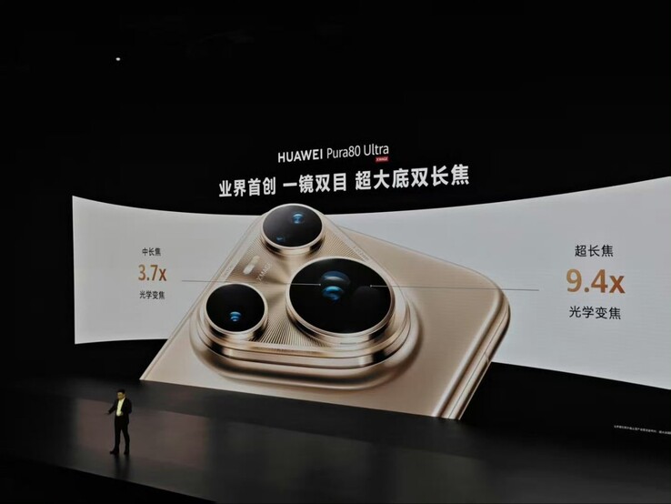Huawei Pura 80 Ultra teleobjektív (kép forrása: Ice Universe on X)