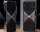 Két Founders Edition kártya Jensen Huang aláírásával. (Kép forrása: Nvidia) 