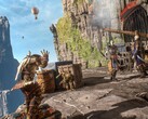 Egy kép, amelyen a Styx és az ellenfelei láthatók a Styx: Shards of Darkness című játékból, amely jelenleg 93%-os kedvezménnyel kapható a Steam-en.