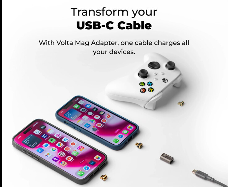 A hamarosan megjelenő Thunderbolt 5 adapter akcióban. (Forrás: Volta)