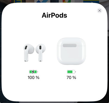 A tok kinyitásakor egy felugró ablak jelenik meg az iPhone-on.
