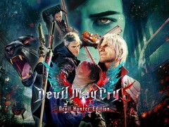 A Capcom Devil May Cry 5 Devil Hunter Edition című játékának hivatalos promóciós borítója.