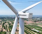 A projekt 1,43 gigawattnyi nap- és szélenergiával 300 000 tonna zöld hidrogén és ammónia előállítására alkalmas. Referenciakép. (Kép forrása: Envision Energy)
