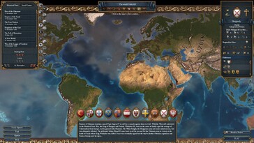 A képen: Az Europa Universalis IV játékmenetéről készült screenshot.
