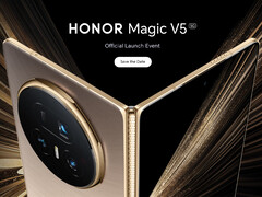 A Magic V5 július 15-én jelenik meg Malajziában. A képen: az összehajtható telefon promóciós képe. (Kép forrása: Honor)