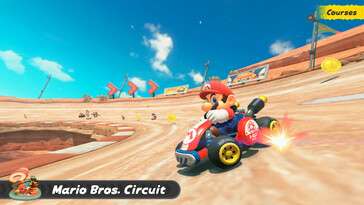 Mario Kart World Mario Bros. Circuit (kép forrása: screenshot, Nintendo of America)
