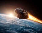 A 2024 YR4 aszteroida 2032-ben ütközhet a Holddal. Egy a Föld bolygóhoz közeledő aszteroida művészi lenyomata. (Kép forrása: mathiasalvez, Adobe Stock)
