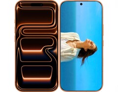 iPhone 17 Pro (balra) a Honor 600 (jobbra) mellett.