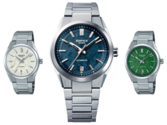 A Casio Edifice EFK-100 mechanikus órák a hírek szerint három színváltozatban - sarkvidéki fehér, óceánkék és mélyzöld - kerülnek forgalomba. (Kép forrása: Casioblog)