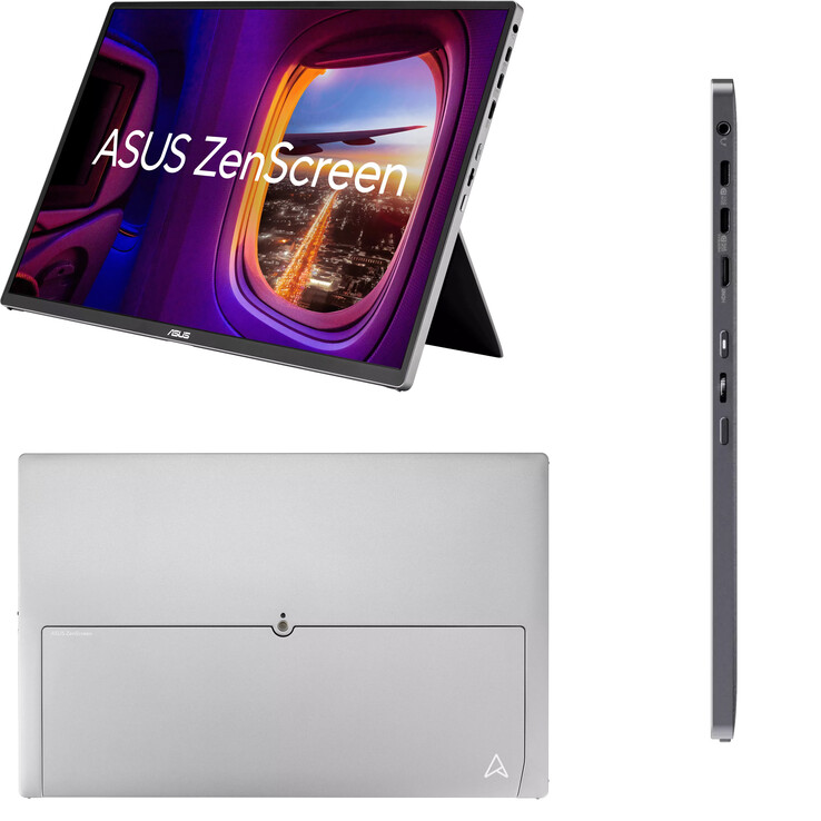 Az Asus OLED ZenScreen MQ16FC kialakítása