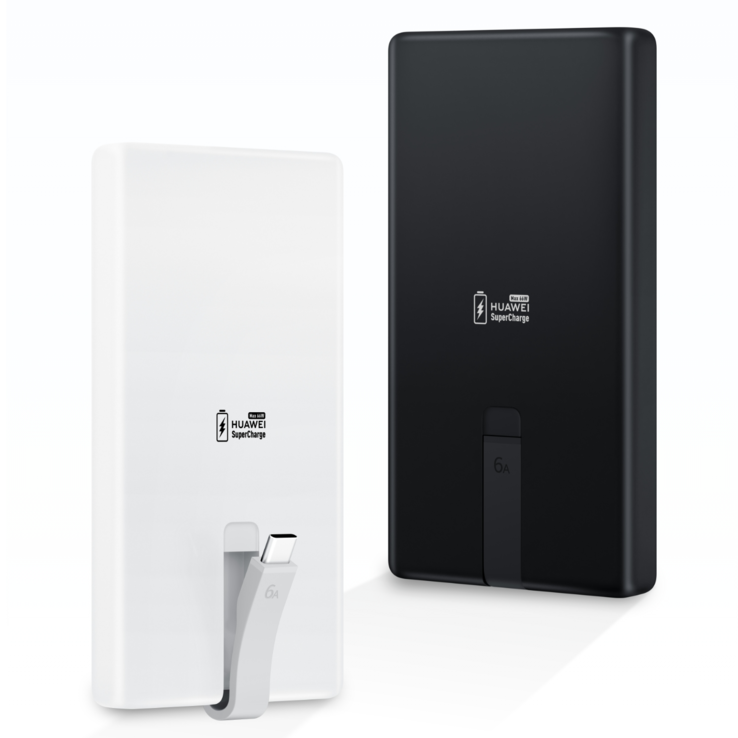 A Huawei All-in-One Power Bank beépített kábellel (66W 12000 mAh). (Kép forrása: Huawei)