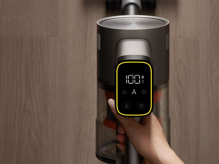 A Xiaomi G30 Max porszívó digitális kijelzővel rendelkezik. (Kép forrása: Xiaomi)