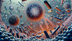 Az ausztráliai Monash Egyetem kutatói áttörést értek el a multirezisztens baktériumok elleni küzdelemben - a mesterséges intelligencia segítségével. (Kép forrása: DallE3)