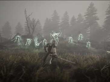 A harc valamivel gyorsabbnak és agresszívebbnek tűnik az előzetesben, mint a Breath of the Wildban. (A képen: Képernyőkép az ArcheAge Chronicles hivatalos előzeteséből.)