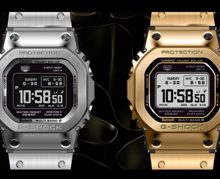 Balról jobbra (a képen): a készülő Casio GMW-BZ5000D-1 és a GMW-BZ5000GD-9. (Kép forrása: Great G-Shock World)