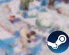 A Dogwalk teljes projektje - eszközök, animációk és kód - Blenderrel és a népszerű Godot Game Engine-nel készült, amely nyílt forráskódú. A képen - egy elmosódott screenshot a játékból, a Steam logójával felülről. (Kép forrása: Steam - Szerkesztve)