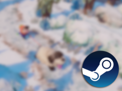 A Dogwalk teljes projektje - eszközök, animációk és kód - Blenderrel és a népszerű Godot Game Engine-nel készült, amely nyílt forráskódú. A képen - egy elmosódott screenshot a játékból, a Steam logójával felülről. (Kép forrása: Steam - Szerkesztve)