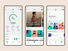 A Fitbit úgy tűnik, hogy az alkalmazás újratervezésén dolgozik (a képen látható jelenlegi verzió). (Kép forrása: Fitbit)