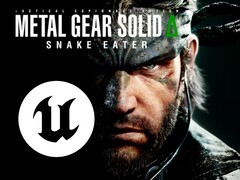 Metal Gear Solid 3 remake banner Unreal Engine logóval (Kép forrása: PlayStation Store, Epic Games szerkesztéssel)