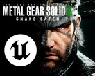Metal Gear Solid 3 remake banner Unreal Engine logóval (Kép forrása: PlayStation Store, Epic Games szerkesztéssel)