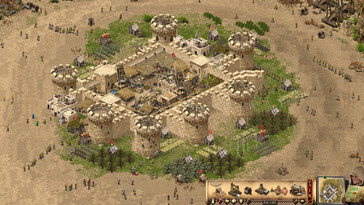 A képen: Játékmenet-képernyőkép a Stronghold Crusader: Definitive Edition című játékból.