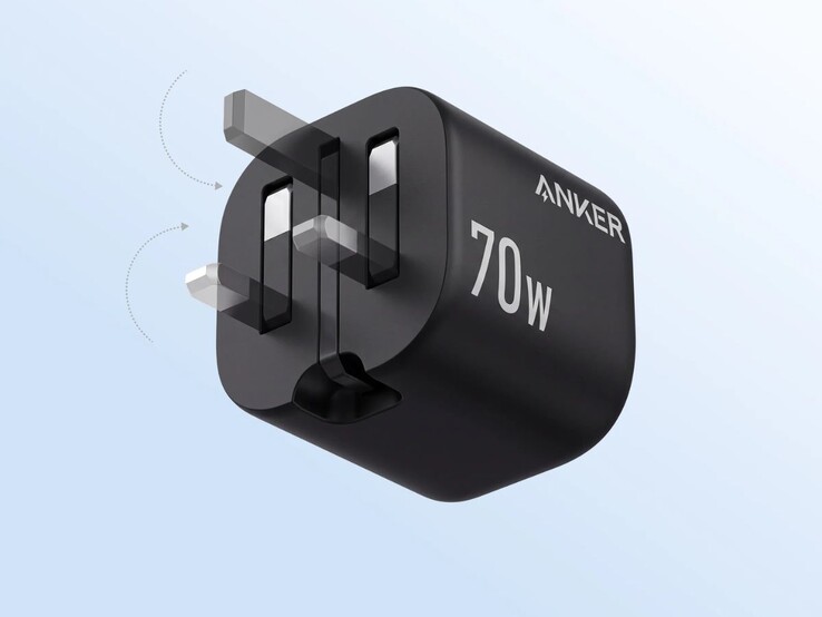 Az Anker Zolo töltő (70 W, 4 port) brit változata