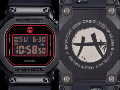 A Casio G-Shock x Rui Hachimura kollab karóra (a képen) már megvásárolható Kanadában. (Kép forrása: Casio)