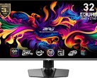 Az MSI MPG 321URX egy 32 hüvelykes 4K QD-OLED monitor 240 Hz-es frissítési frekvenciával. (Kép forrása: MSI/Amazon)
