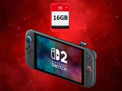 Nintendo Switch 2 16 GB-os Game-Key kártyával (Kép forrása: Nintendo of America szerkesztéssel)