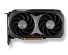 A Radeon RX 9060 XT GPU művészi renderelése. (Kép forrása: AMD)