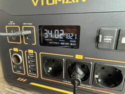 A Jump 2200 kijelzőjén minden lényeges információ megjelenik.