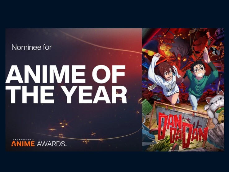 A Dandadant nemcsak az év legjobb animéje kategóriában jelölték, hanem 18 másik kategóriában is! (Kép forrása: Crunchyroll)