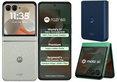 A Motorola Razr 60 flip telefon MediaTek Dimensity 7400X processzorral rendelkezik (Kép forrása: Motorola)