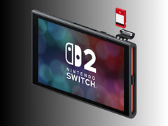 Nintendo Switch 2 a képen a Game-Key kártyával (Kép forrása: Nintendo of America szerkesztéssel)