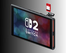Nintendo Switch 2 a képen a Game-Key kártyával (Kép forrása: Nintendo of America szerkesztéssel)