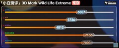3DMark WildLife Extreme.  (Kép forrása: Xiaobai's Tech Reviews)