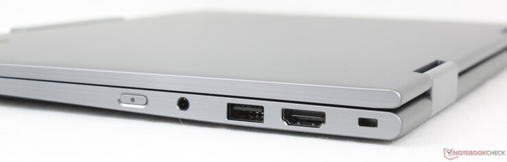 Rendben: USB 3.2 Gen 1 (5 Gbit/s), HDMI 2.1, Kensington Nano biztonsági nyílás
