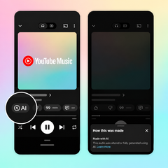 YouTube Music AI-azonosító